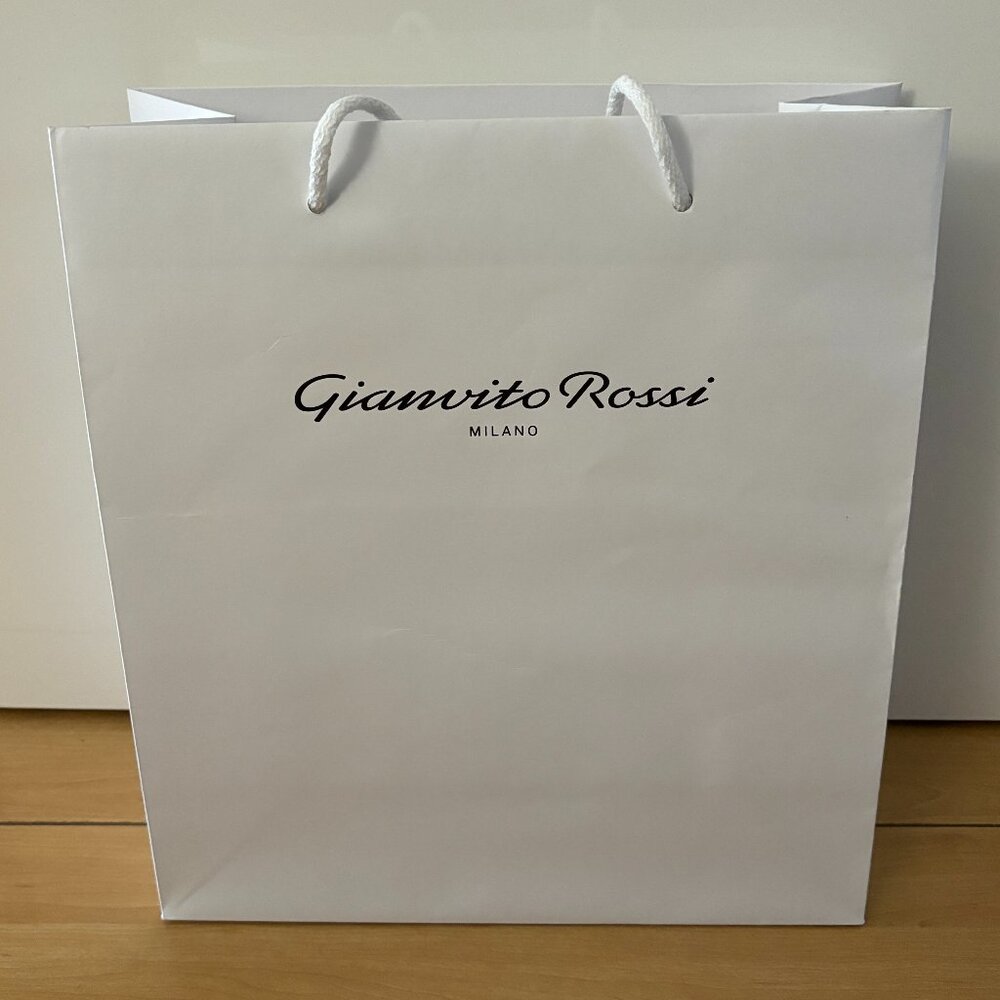 Gianvito Rossi empty shopping bag
